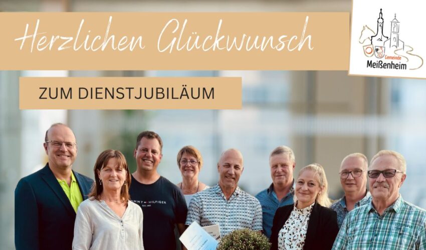 Dienstjubilare bei der Gemeinde Meißenheim