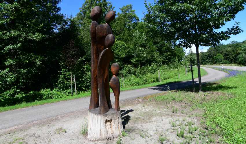 Kettensägen Skulptur Bertram Bilger